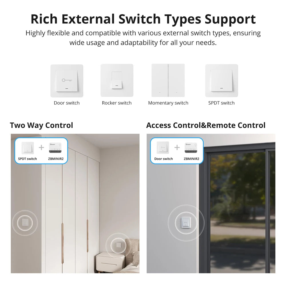 SONOFF Smart Switch Detach Relay External Switch